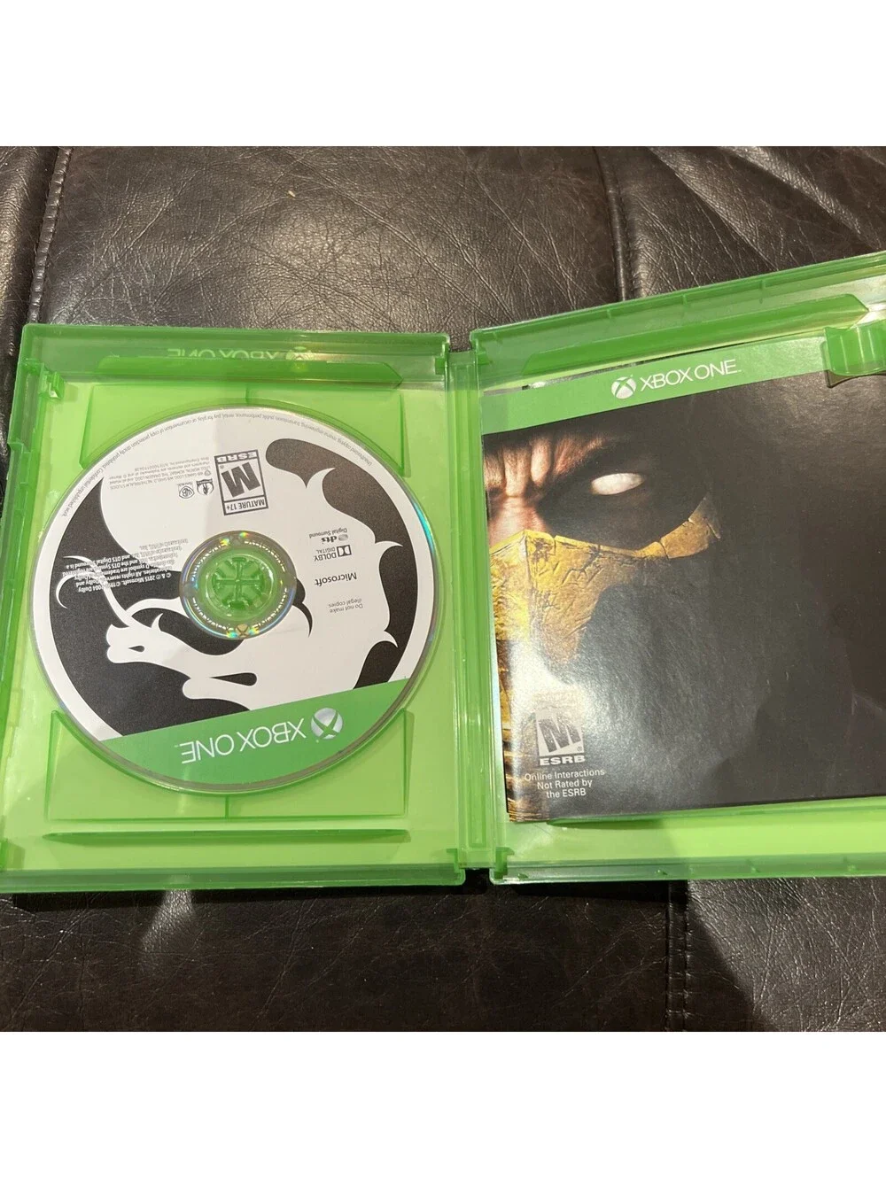 Mortal Kombat X Microsoft Xbox One Fighting Game Warner Bros Complete